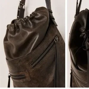 Free People Tyra Leather Bucket Bag NWT Free People Tyra Leather Bucket Bag, $148 | eBay main image 4